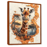 Giraffe Gentle Giant Of Africa - Giraffe Large Canvas Wall Art