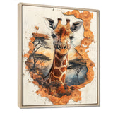 Giraffe Gentle Giant Of Africa - Giraffe Large Canvas Wall Art