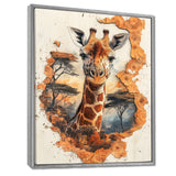 Giraffe Gentle Giant Of Africa - Giraffe Large Canvas Wall Art