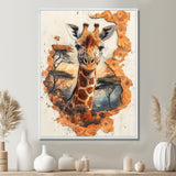 Giraffe Gentle Giant Of Africa - Giraffe Large Canvas Wall Art