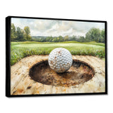 Chasing The Pin Golf Landscape I - Golf Canvas Wall Art