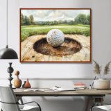 Chasing The Pin Golf Landscape I - Golf Canvas Wall Art