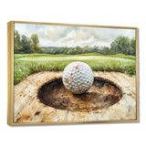 Chasing The Pin Golf Landscape I - Golf Canvas Wall Art
