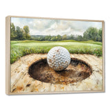 Chasing The Pin Golf Landscape I - Golf Canvas Wall Art