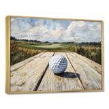 Greens And Dreams Golf Course Landscape I - Golf Canvas Wall Art