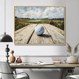 Greens And Dreams Golf Course Landscape I - Golf Canvas Wall Art