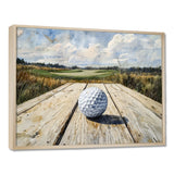 Greens And Dreams Golf Course Landscape I - Golf Canvas Wall Art