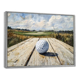 Greens And Dreams Golf Course Landscape I - Golf Canvas Wall Art