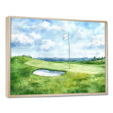 Golf Course Champions Horizon
 I - Golf Canvas Wall Art