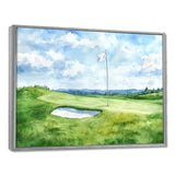 Golf Course Champions Horizon
 I - Golf Canvas Wall Art