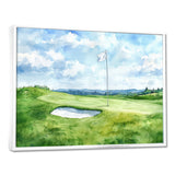 Golf Course Champions Horizon
 I - Golf Canvas Wall Art