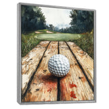 Abstract Golf Ball Swing Of Perfection I - Golf Canvas Wall Art
