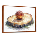 Golf Ball Practice Wood Slide - Golf Canvas Wall Art