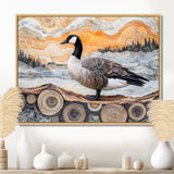 Winter Canadian Dream Of The Goose - Goose Wall Art Prints