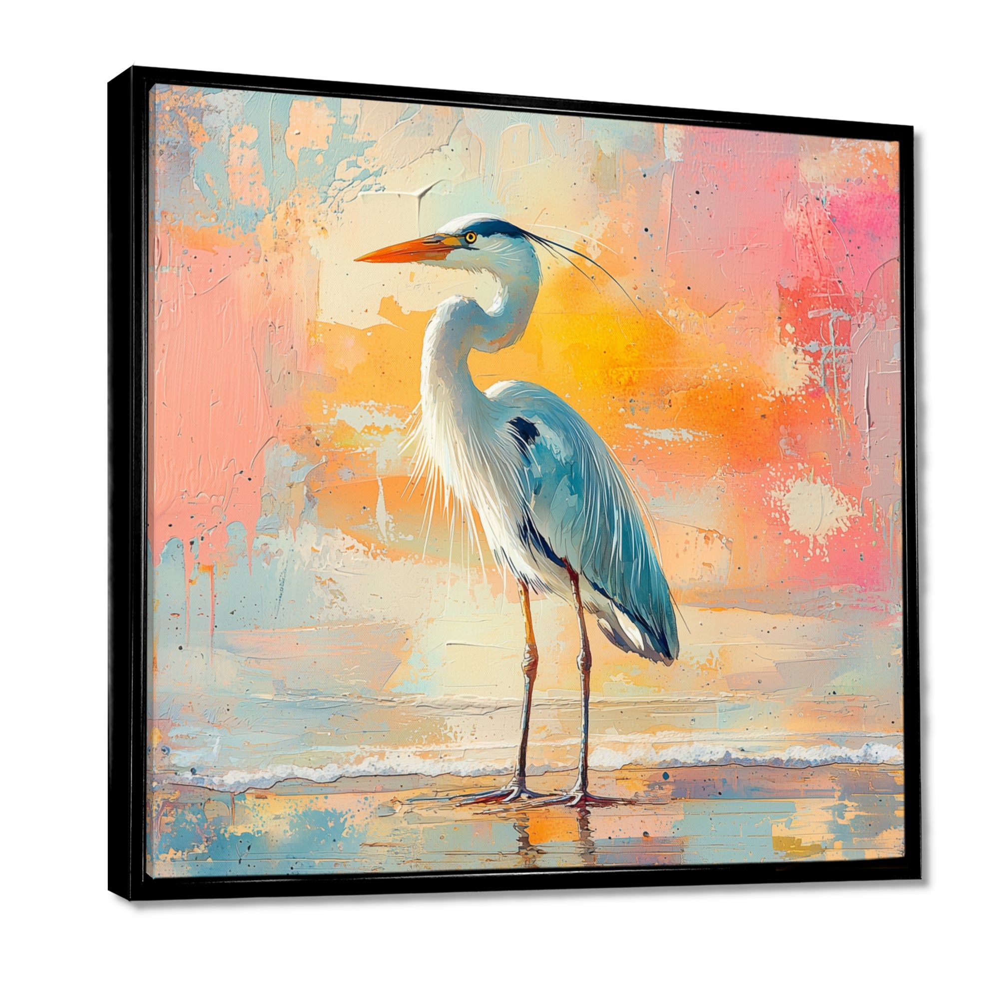 Heron On The Shore - Heron Wall Decor