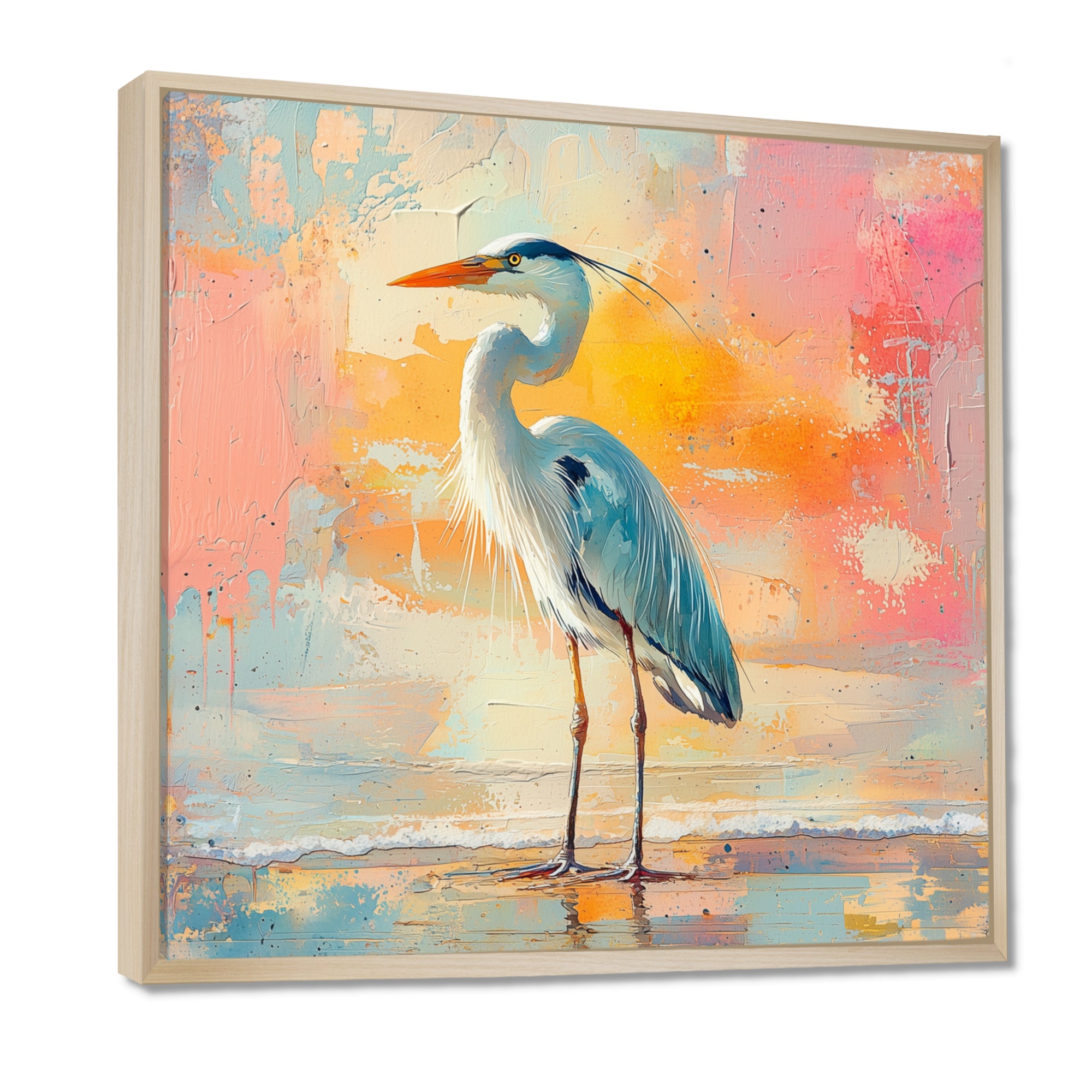 Heron On The Shore - Heron Wall Decor