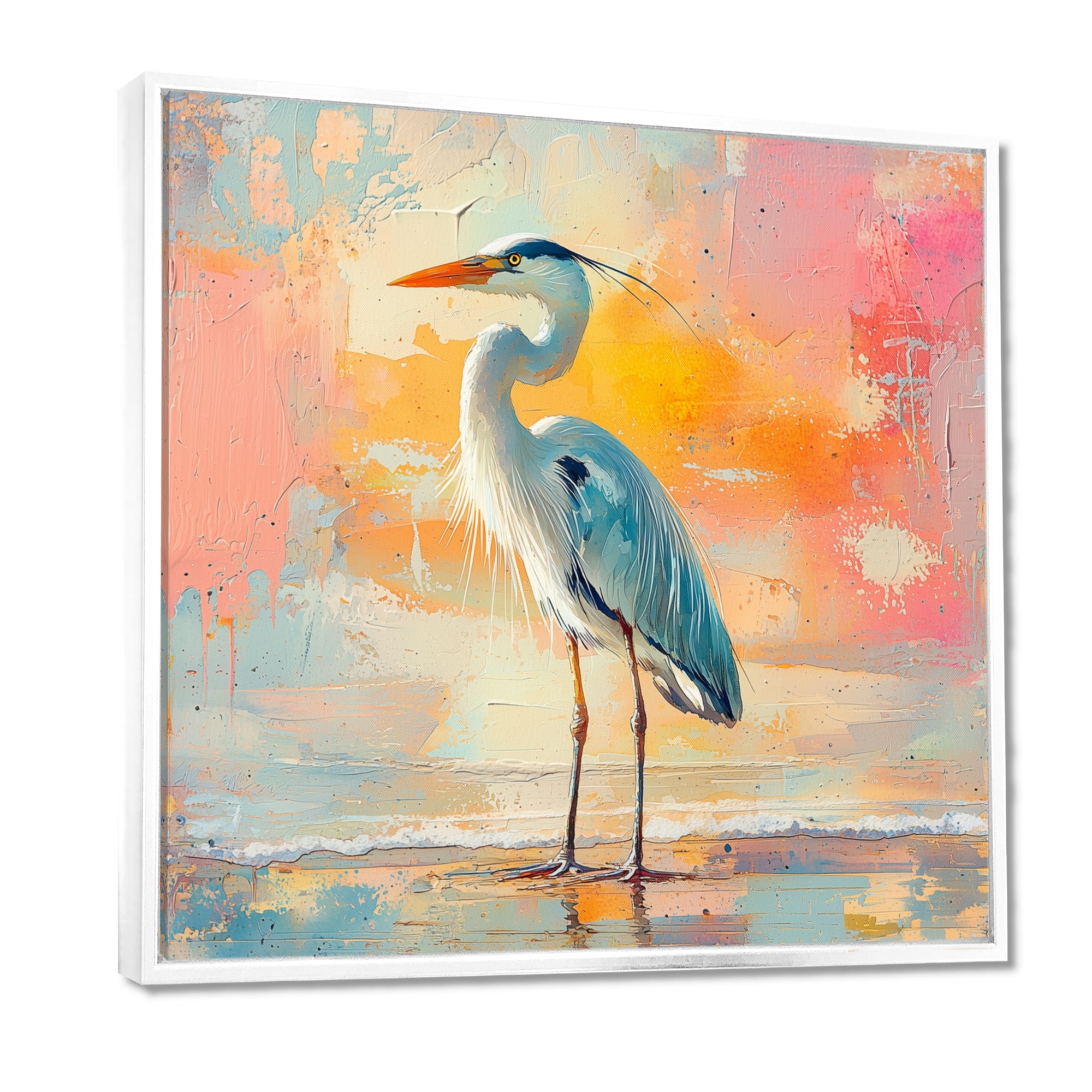 Heron On The Shore - Heron Wall Decor