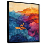 Llama In The Rainbow Mountain Slide - Llama Wall Art Prints