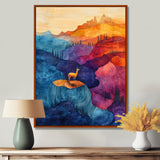 Llama In The Rainbow Mountain Slide - Llama Wall Art Prints