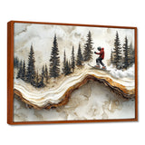 Crystal Snowboard Carve The Slopes I - Skiing Canvas Wall Art