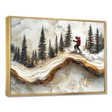 Crystal Snowboard Carve The Slopes I - Skiing Canvas Wall Art