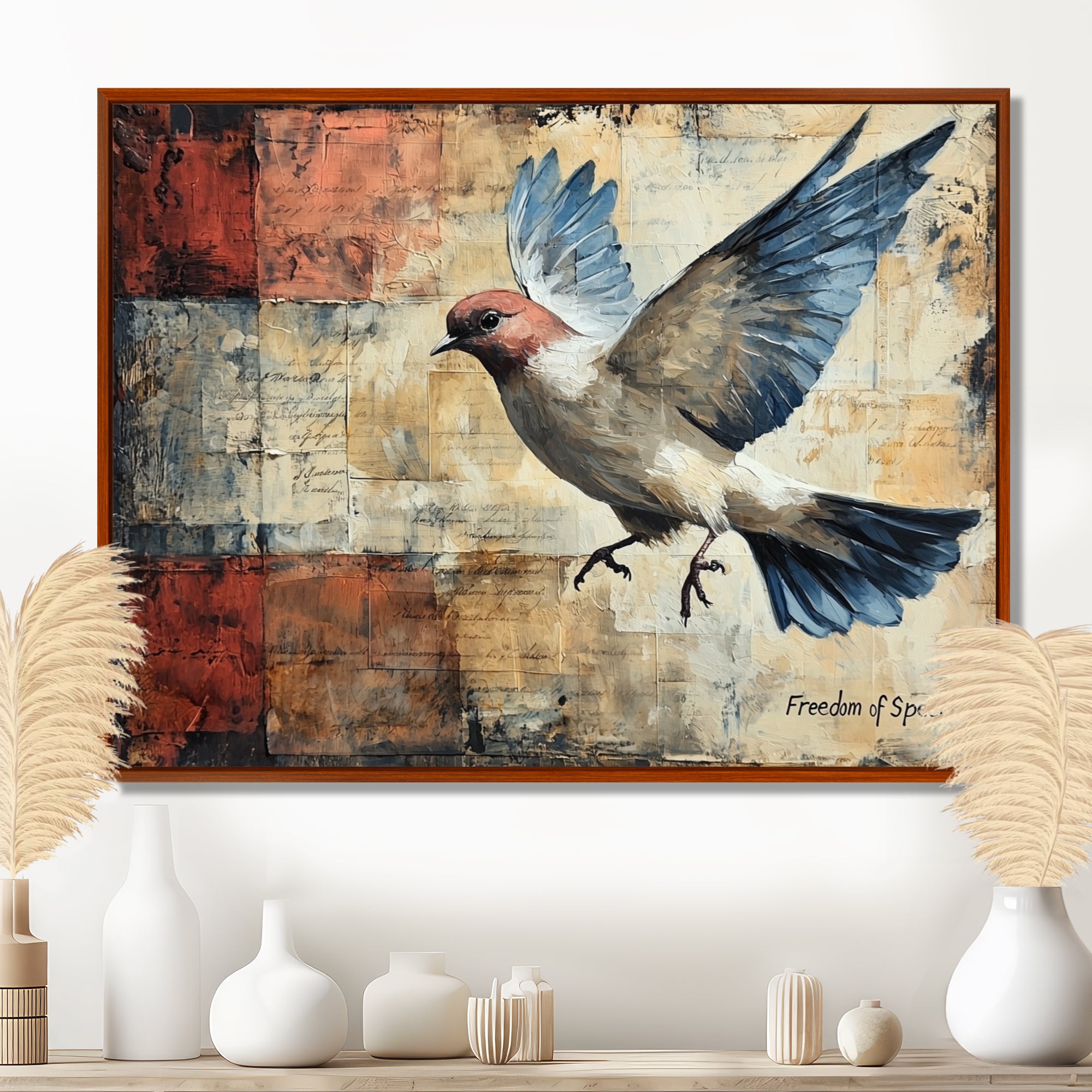A Symbolic Freedom Of Speech Depiction - Bird Wall Art Prints