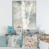 A Woodland Walk into the Forest IV Framed Canvas Matte White - 1.5" Thick