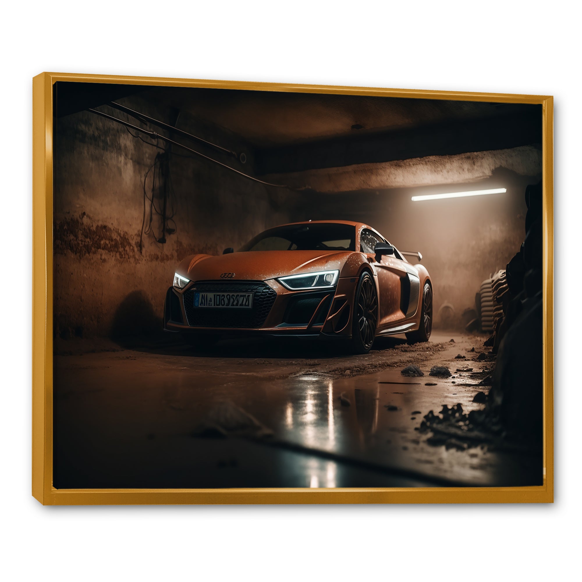 R 8 Exotic Car Photography - Cars Race Exotic Canvas Wall Art