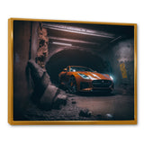 F In Underground Garage - Car Exotic Canvas Wall Art