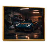 Uk Car In Underground Garage - Car Exotic Canvas Wall Art