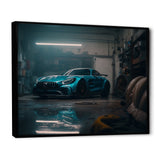 Gt In Underground Garage - Car Exotic Canvas Wall Art