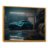 Gt In Underground Garage - Car Exotic Canvas Wall Art