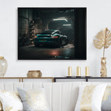 718 In Underground Garage - Car Exotic Canvas Wall Art