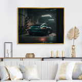 718 In Underground Garage - Car Exotic Canvas Wall Art