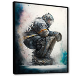 Hockey Goalie I - Sport Hockey Canvas Wall Art