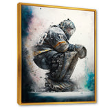 Hockey Goalie I - Sport Hockey Canvas Wall Art