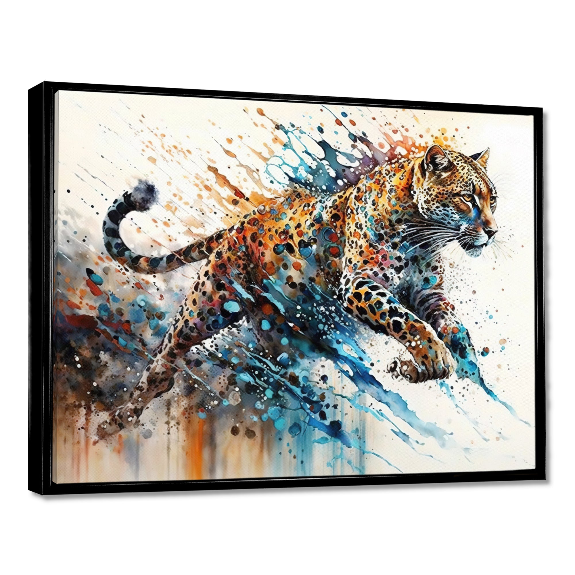 Cheetah - Cheetah Living Room Wall Art