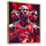 Basketball Game Face - Sport Basketball Canvas Wall Art
