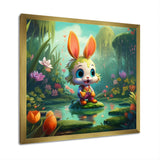 Cute Bunny - Rabbit Bedroom Wall Art