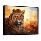 Orange Black African Leopard Animals - Leopard Wall Art Prints