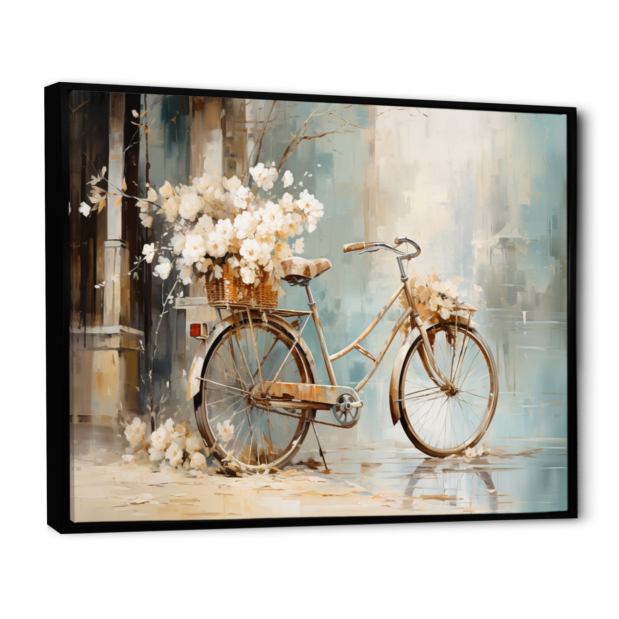 Bicycle Tranquil Pedaling I - Bicycle Canvas Wall Art