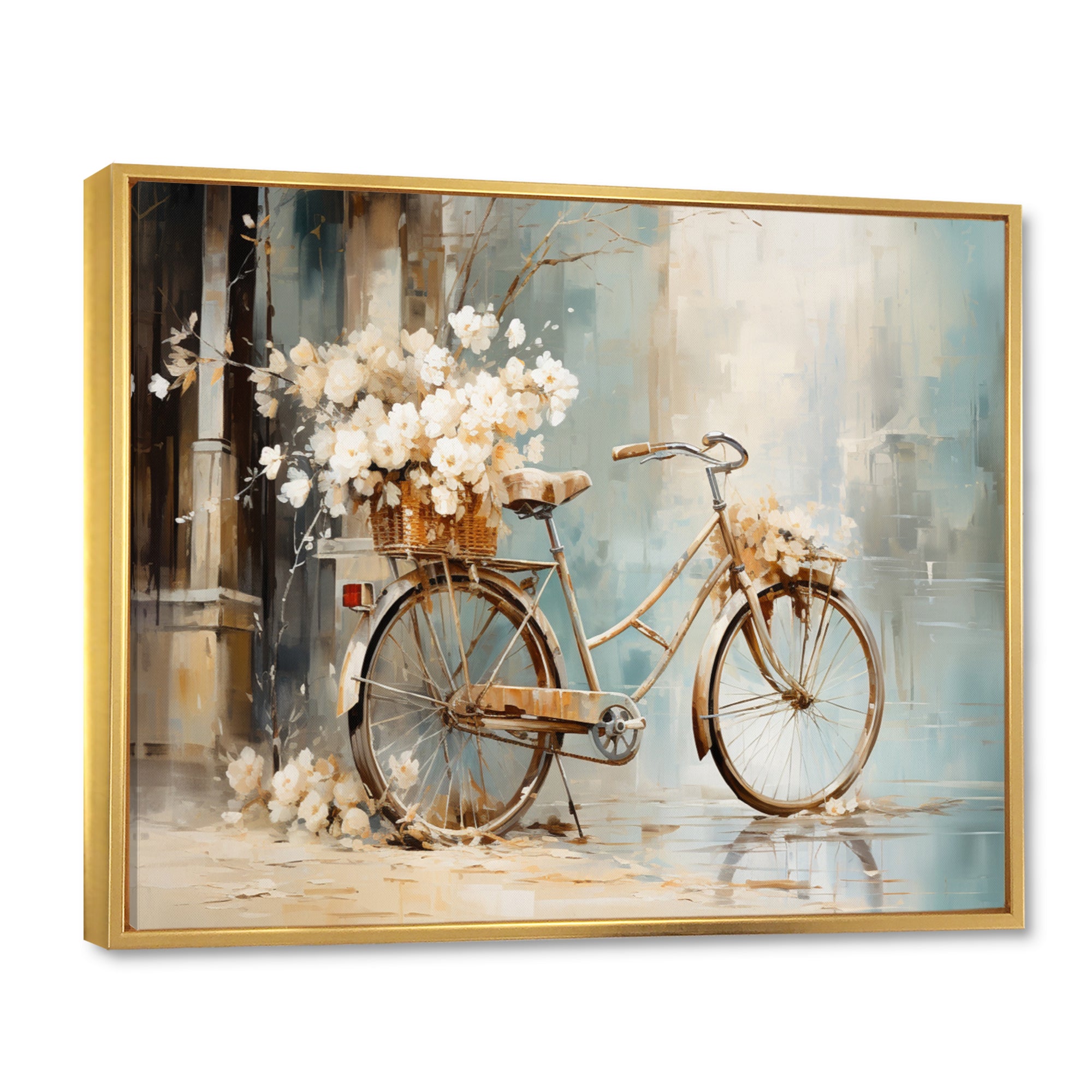 Bicycle Tranquil Pedaling I - Bicycle Canvas Wall Art