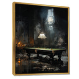 Billard Billiard Noir - Billiards Canvas Wall Art