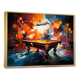 Billard Vibrant Break I - Billiards Canvas Wall Art