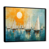 Boat Abstract Coastline I - Boat Canvas Wall Art