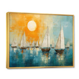 Boat Abstract Coastline I - Boat Canvas Wall Art
