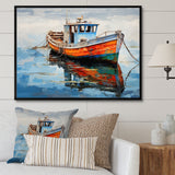 Fishing Boat Melodies I - Boat Canvas Wall Art