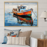 Fishing Boat Melodies I - Boat Canvas Wall Art