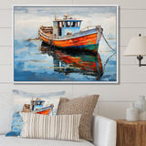 Fishing Boat Melodies I - Boat Canvas Wall Art