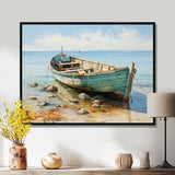 Boat Coastal Melodies - Boat Canvas Wall Art